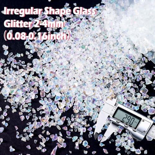 1.8oz 50g Iridescent Crushed Glass