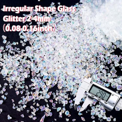 1.8oz 50g Iridescent Crushed Glass