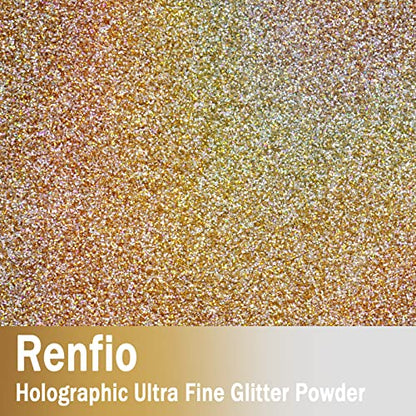 Holographic Ultra Fine Glitter Powder Metallic Resin Glitter
