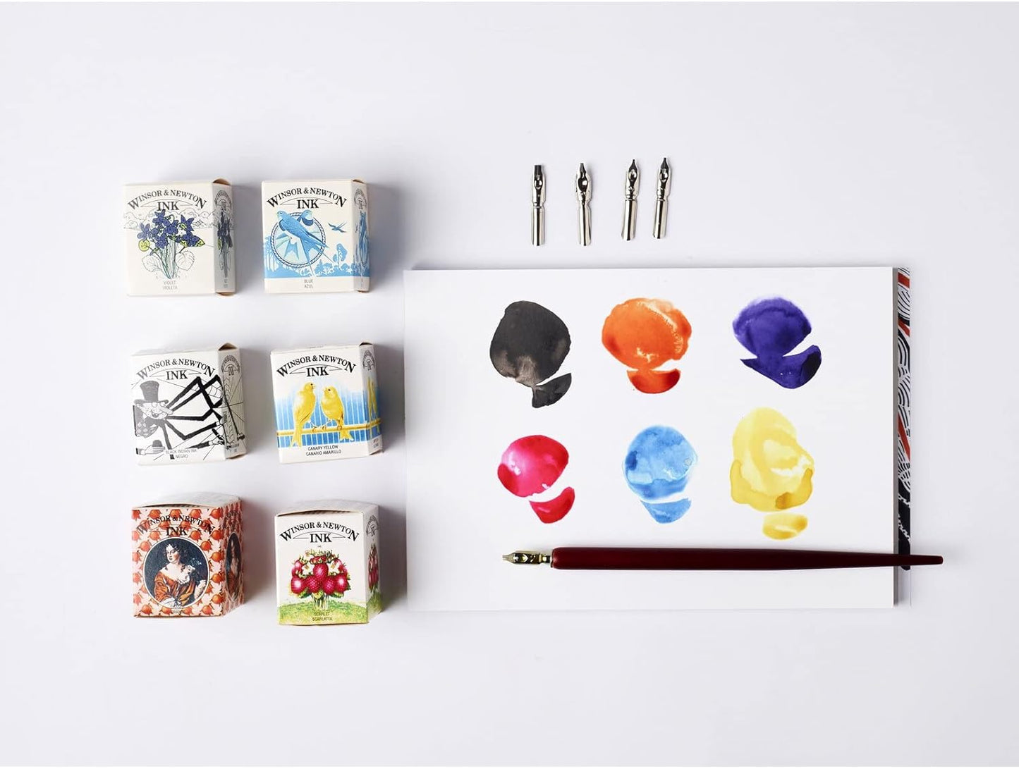 Winsor & Newton Collection Drawing Ink Set, Set of 8, Henry Collection - Crafty Corner