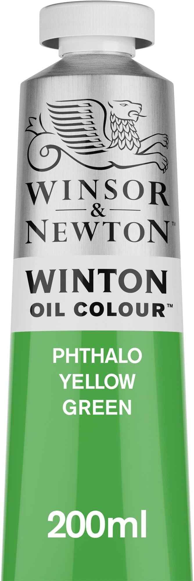 Winsor & Newton Winton Oil Color, 200ml (6.75-oz) Tube, Phthalo Yellow Green