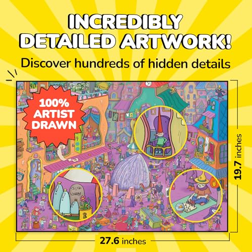 Jigsaw Puzzles 1000 Pieces with Storytelling Comics (1000 Count)