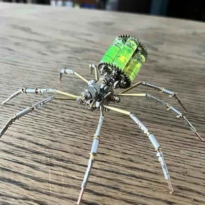 3D Metal Mechanical Insect Assembly Kit Steampunk Model Adult DIY Hand Assembly Creative Birthday Holiday Vintage Trend Tabletop Ornament Collection Spider 3