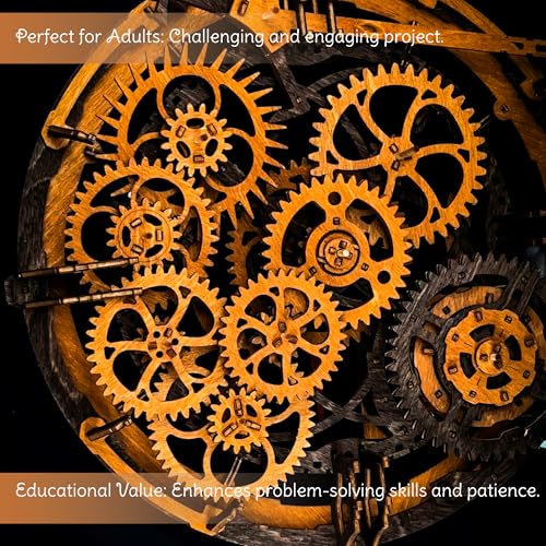 Steampunk 3D Puzzle Clock