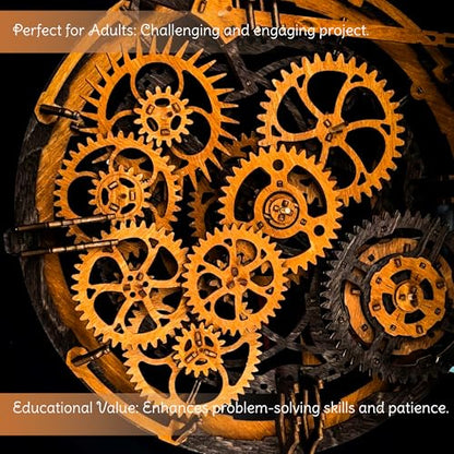 Steampunk 3D Puzzle Clock