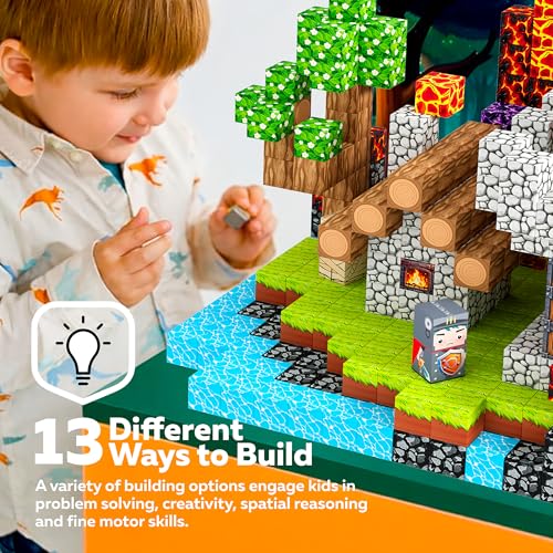 Magnetic Blocks Cubes 200PCS (200 Count)