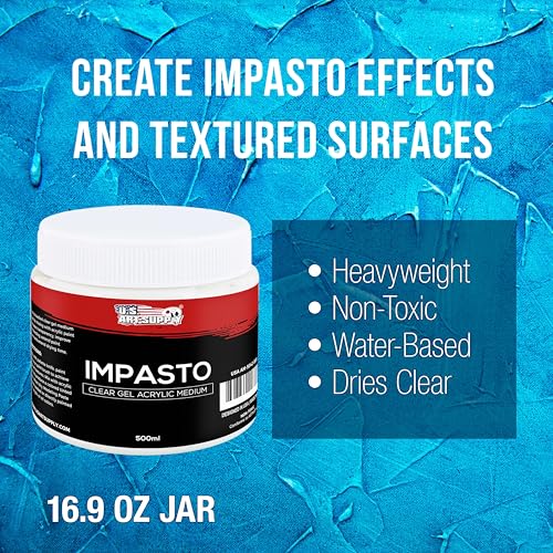Impasto Clear Acrylic Gel Medium (16.9 Fl Oz)