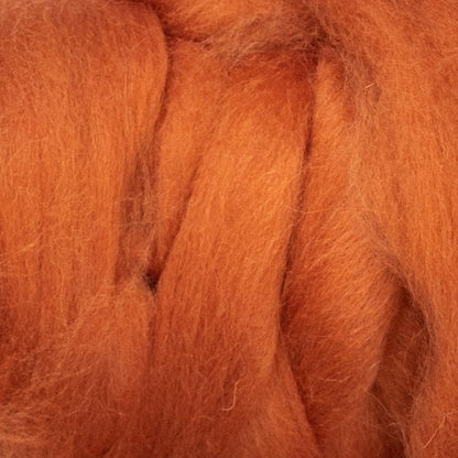 Kondoos Colored Natural Wool roving, 8 OZ. Best Wool for Needle Felting, Wet Felting, handcrafts and Spinning. (Ocher)