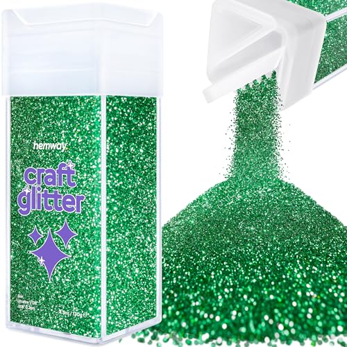 Craft Glitter Shaker Emerald Green 130g Ultrafine (4.5 Ounce)