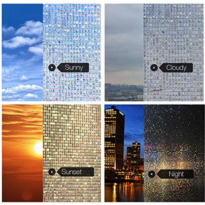 3D Decorative Window Privacy Film Non (96.76 Sq Ft)