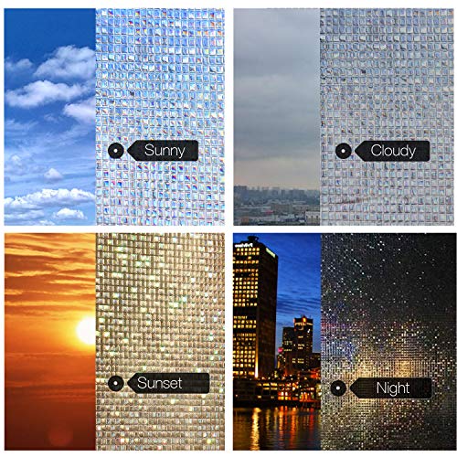 3D Decorative Window Privacy Film Non (14.34 Sq Ft)