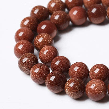 90pcs 4mm Natural Gold Sandstone Beads Gemstone Round Loose Beads for Jewelry Making DIY Bracelet Necklace 15“ (Gold Sandstone, 4mm)