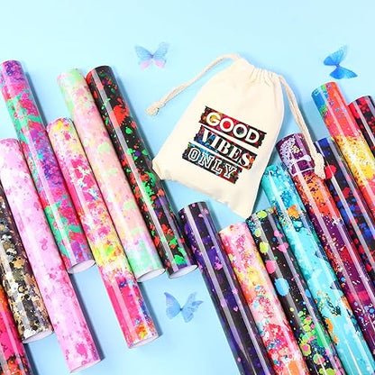 Paint Splatter Heat Transfer Vinyl
