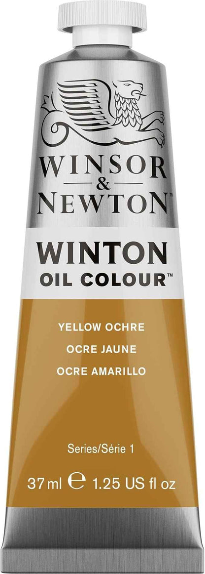 Winsor & Newton Winton Oil Color, 37ml (1.25-oz) Tube, Yellow Ochre