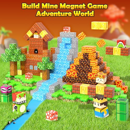 100PCS Magnetic Blocks Magnetic Building Blocks Sensory Toys for Kids Ages 3