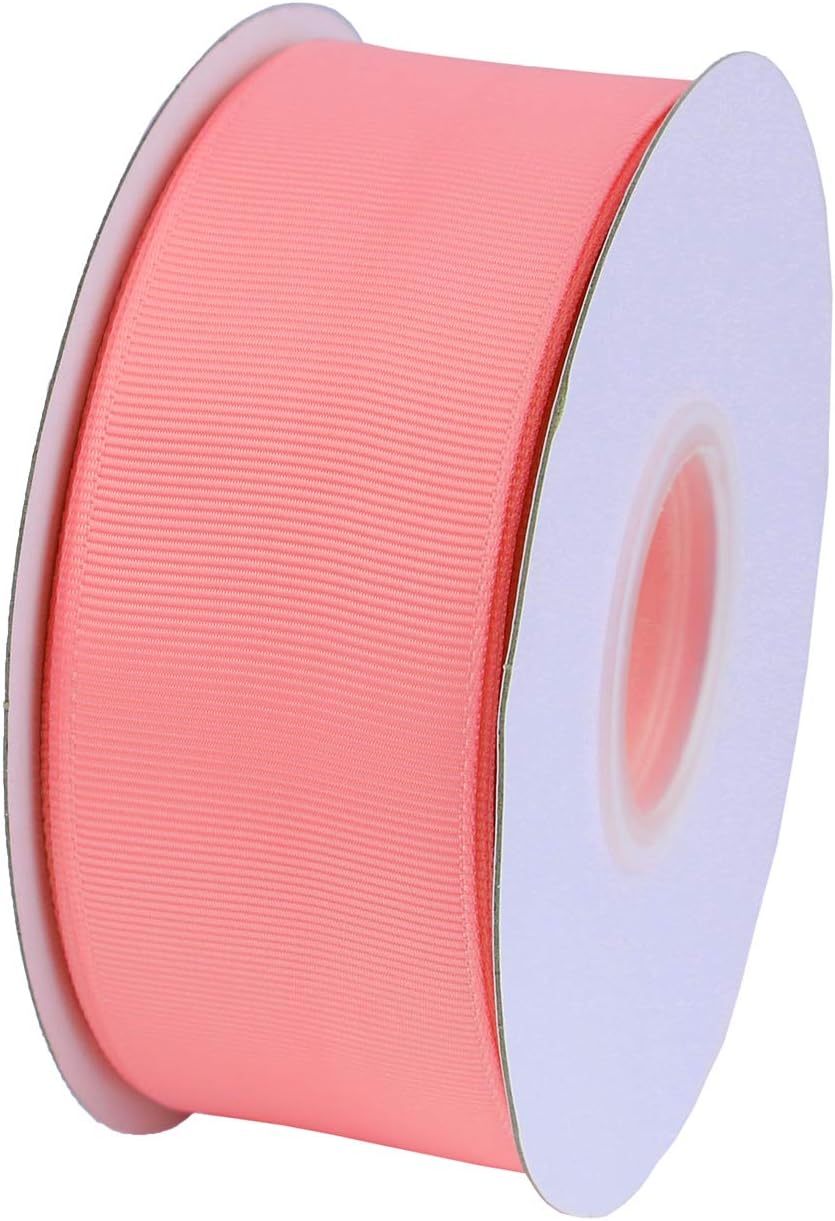 ITIsparkle 11/2" Inch Grosgrain Ribbon 25 Yards-Roll Set for Gift Wrapping Cake Decoration Party Favor Hair Braids Hair Bow Baby Shower Decoration Floral Arrangement Craft Supplies, Pink Ribbon - Crafty Corner