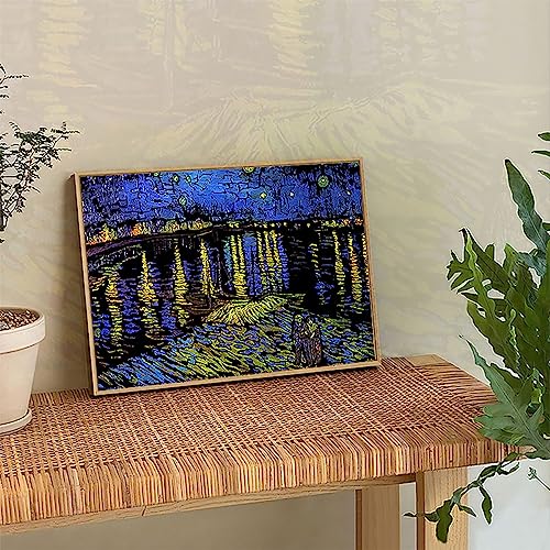 Scratch Art Painting 4 Pcs Vincent Van Gogh Scratch Rainbow Paper Set for Adults and Kids