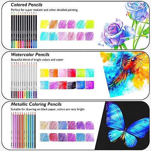 76 Pcs Art Supplies Drawing Kit (76 Count)