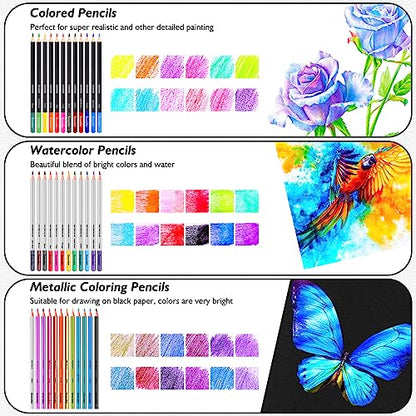 76 Pcs Art Supplies Drawing Kit (76 Count)