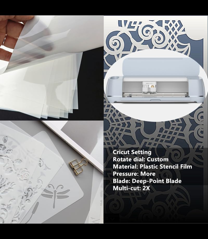 Translucent Blank Mylar Stencil Sheet for Cutting