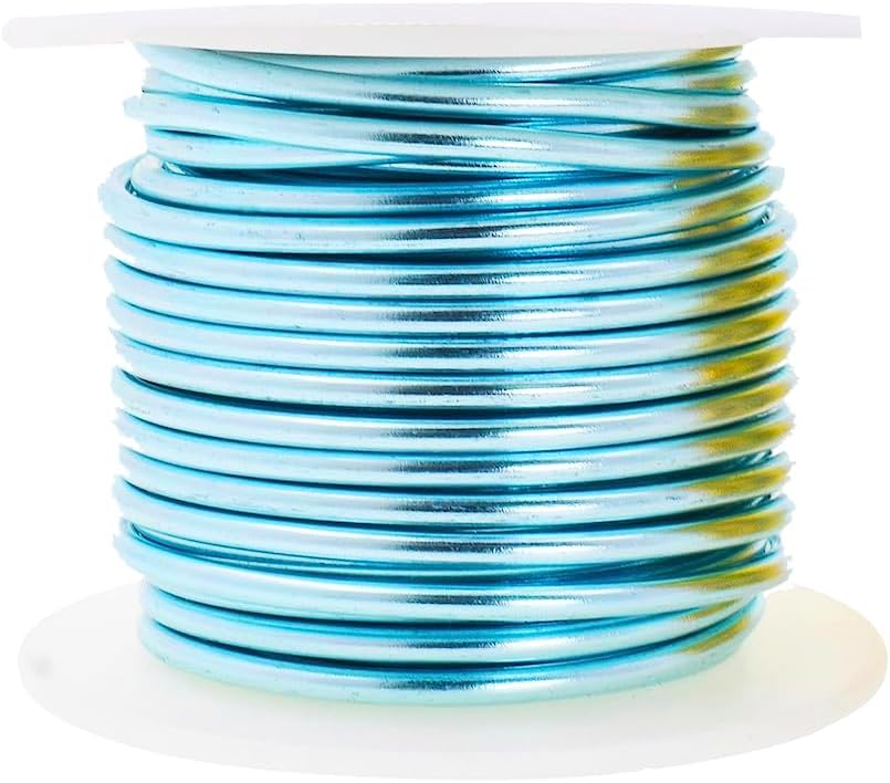 Mandala Crafts 2.5mm 10 Gauge Pastel Color Anodized Aluminum Wire for Sculpting, Armature, Jewelry Making, Gem Metal Wrap, Garden, Colored and Soft, 4 Rolls - Crafty Corner