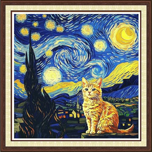 Counted Cross Stitch Kits for Adults Full Range of Cross Stitching Embroidery Unprinted Pattern for Beginners