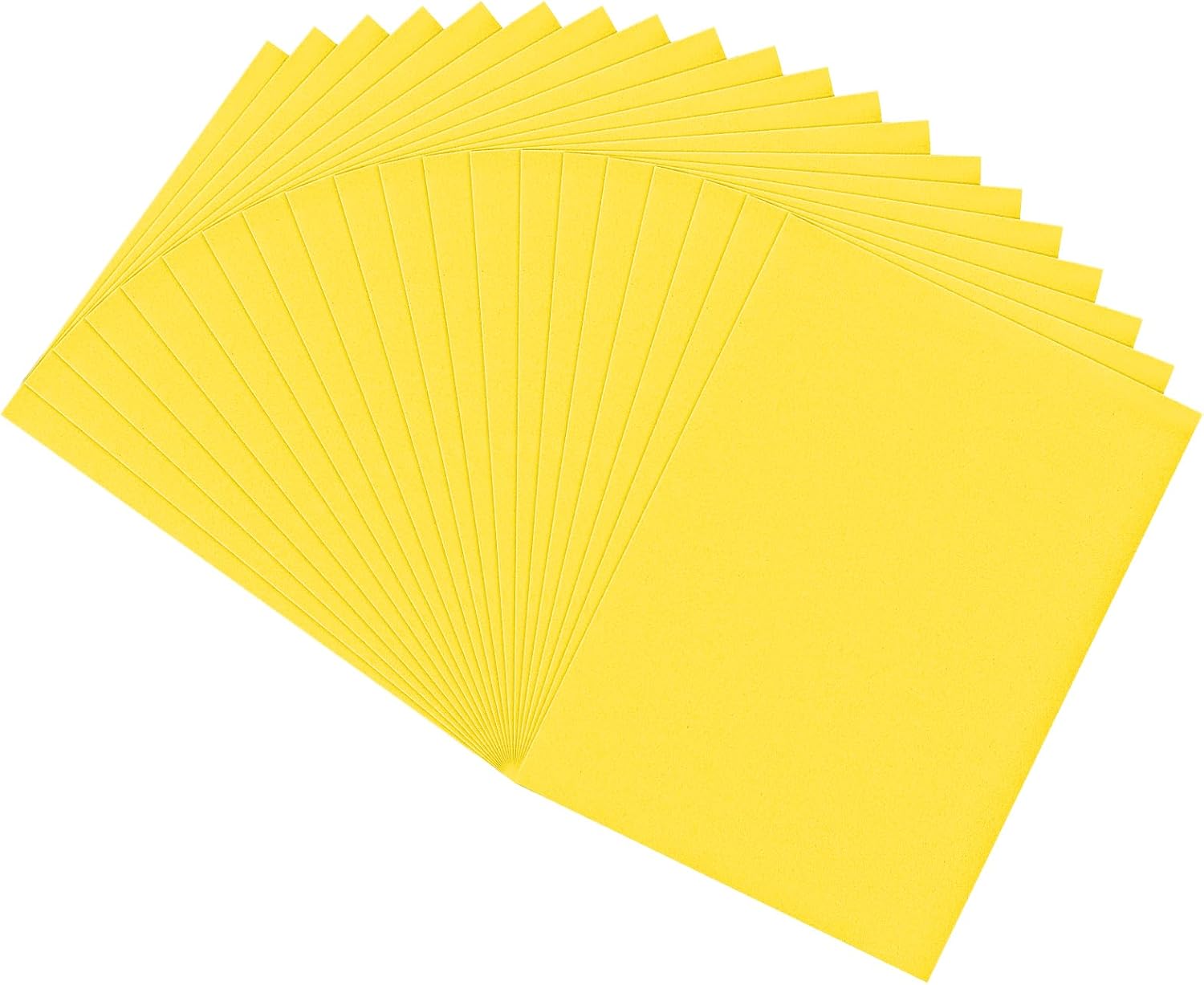 20 PCS EVA Foam Sheets DIY Handcraft Materials 1mm Thick 15.7 x 11.8 Inches Yellow EVA Foam Papers for Arts and Crafts - Crafty Corner