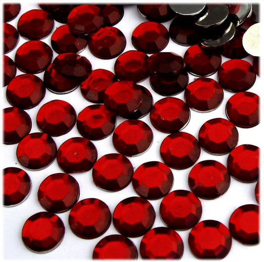 The Crafts Outlet 144pc Rhinestones Round 10mm - Flatback Beer Brown - Crafty Corner