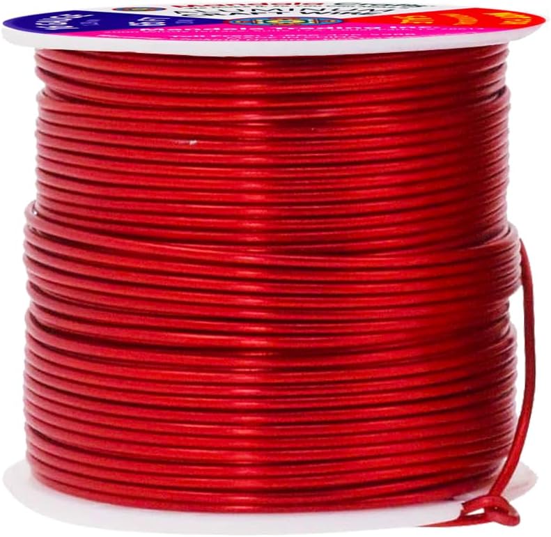 Mandala Crafts 16 Gauge Anodized Aluminum Craft Wire for Jewelry Making – 390 FT Colored Flexible Silver Copper Purple Gold Brown Red Wire - Bendable for Bonsai Armature Crafting Sculpting - Crafty Corner