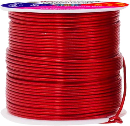 Mandala Crafts 16 Gauge Anodized Aluminum Craft Wire for Jewelry Making – 390 FT Colored Flexible Silver Copper Purple Gold Brown Red Wire - Bendable for Bonsai Armature Crafting Sculpting - Crafty Corner