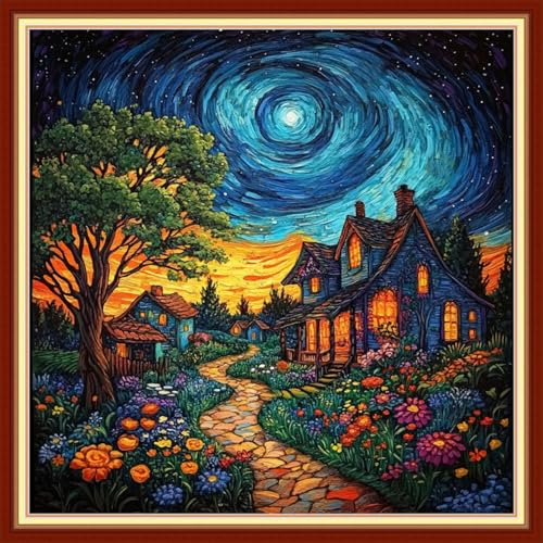 Cross Stitch Kits for Beginners Stamped Cross