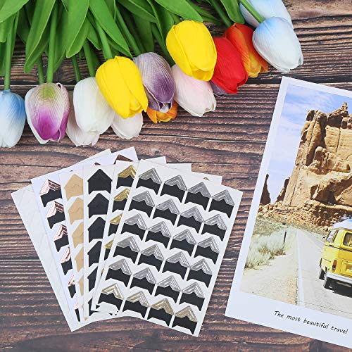 12 Sheets Photo Corner Stickers