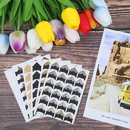 12 Sheets Photo Corner Stickers