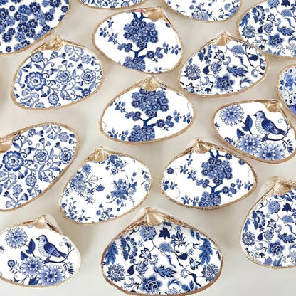36 Pack 6 Style Blue and White Decoupage Chinoiserie Napkins (36 Count)