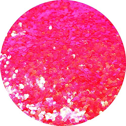 Craft Glitter Shaker Fluorescent Pink 110g Super Chunky (3.8801 Ounce)