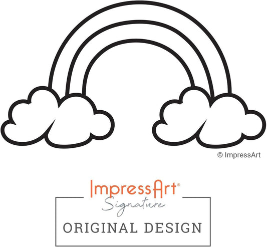 ImpressArt - Rainbow Metal Punch, Nature Steel Stamping & Handmade Jewelry Making Tools (6mm)