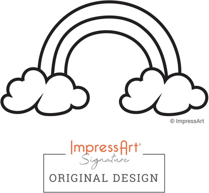 ImpressArt - Rainbow Metal Punch, Nature Steel Stamping & Handmade Jewelry Making Tools (6mm)
