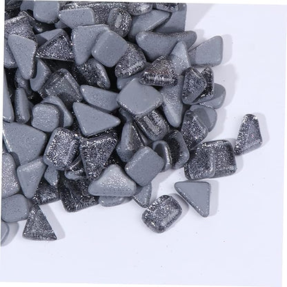 DIY Crystal Glass Irregular Tiles Supplies Craft Gem Stones