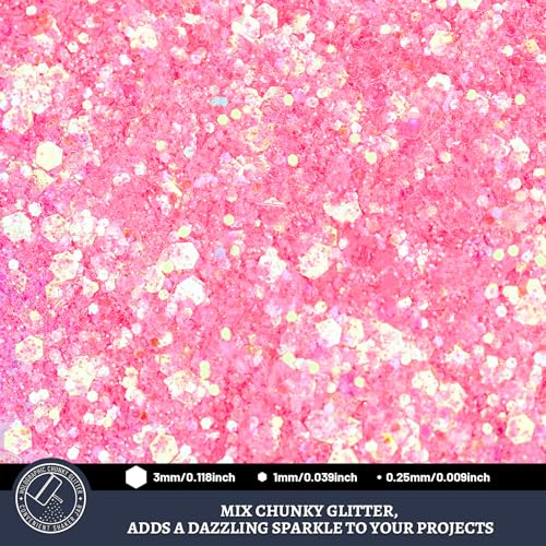 Pink Glitter 160g (5.64 Ounce)