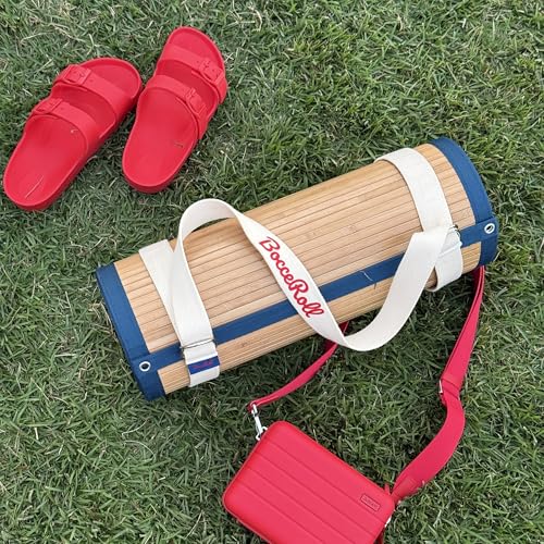 Yard Game Modern Bocce Ball Set with Ramp & Targets