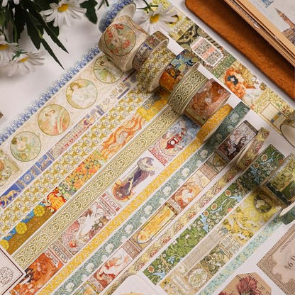 Vintage Washi Tape Set (24 Count)