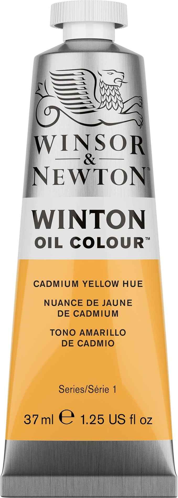 Winsor & Newton Winton Oil Color, 37ml (1.25-oz) Tube, Cadmium Yellow Hue