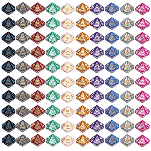 100pcs D% Dice Set for Dungeon and Dragons (100 Count)