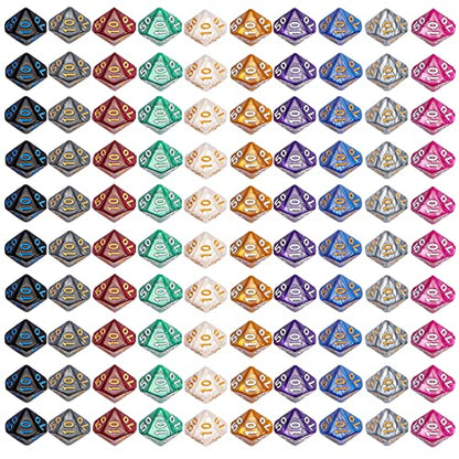 100pcs D% Dice Set for Dungeon and Dragons (100 Count)