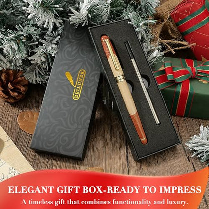 Luxury Wood Ballpoint Pen Writing Set
