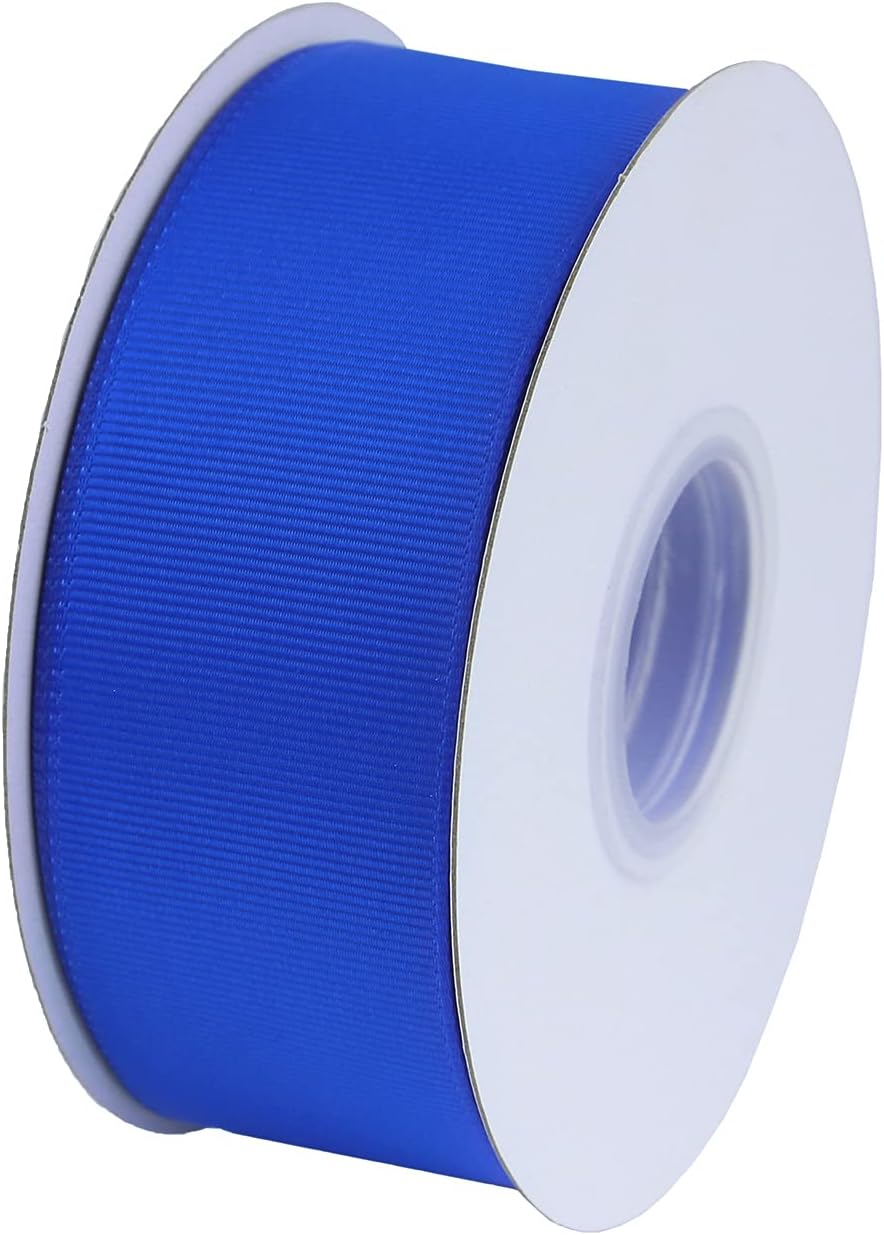 ITIsparkle 11/2" Inch Grosgrain Ribbon 25 Yards-Roll Set for Gift Wrapping Cake Decoration Party Favor Hair Braids Hair Bow Baby Shower Decoration Floral Arrangement Craft Supplies, Royal Ribbon - Crafty Corner