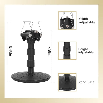 Spray Work Painting Stand Set, Adjustable Height Adjustable Spring Width Painting Turn Table Stand, Spray Painting Stand Base for DIY Model Car