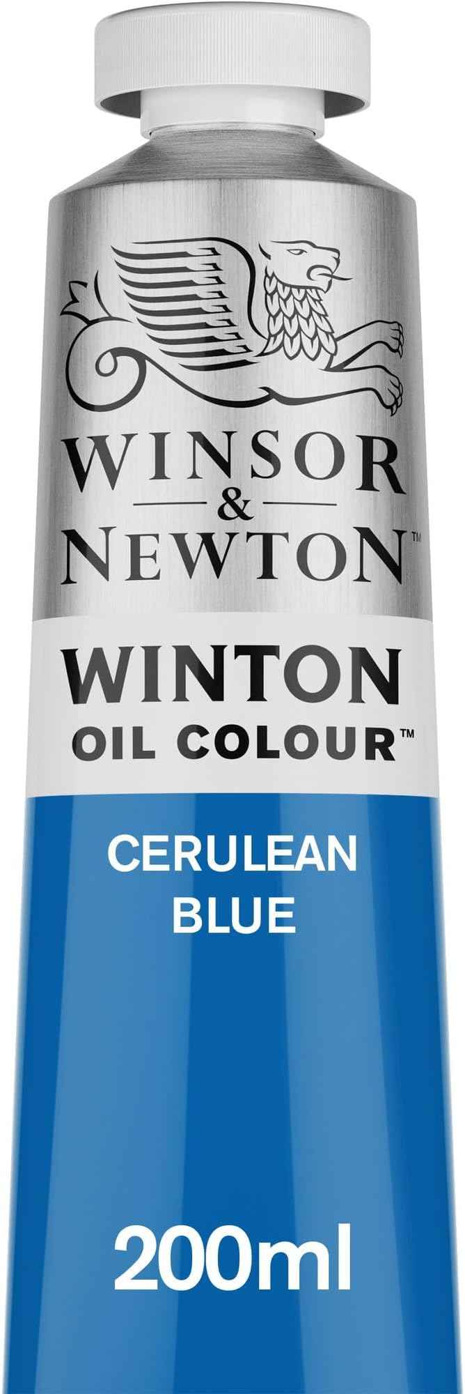 Winsor & Newton Winton Oil Color, 200ml (6.75-oz) Tube, Cerulean Blue
