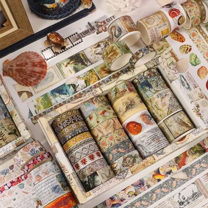 Vintage Washi Tape Set (24 Count)