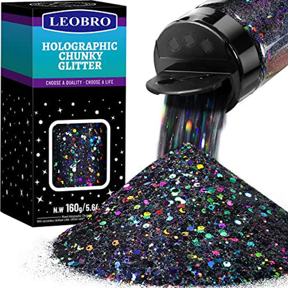 Black Glitter (5.64 Ounce)